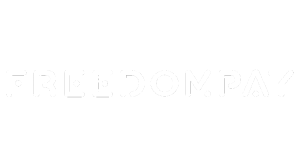 Thin-outline white text on white background spelling 'FREEDOM DAY' (logo-like wordmark)